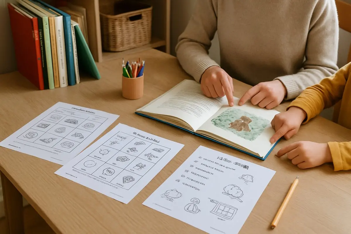Activités de lecture à imprimer : photo d'illustration